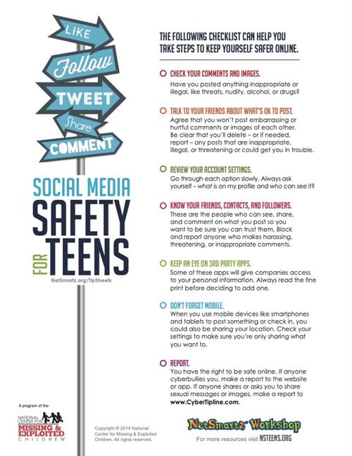 Social Media Safety for Teens